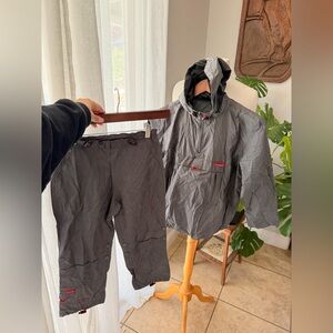 Vintage FUBU Kids Windbreaker Set Youth Large 7 Jacket & Pants Streetwear